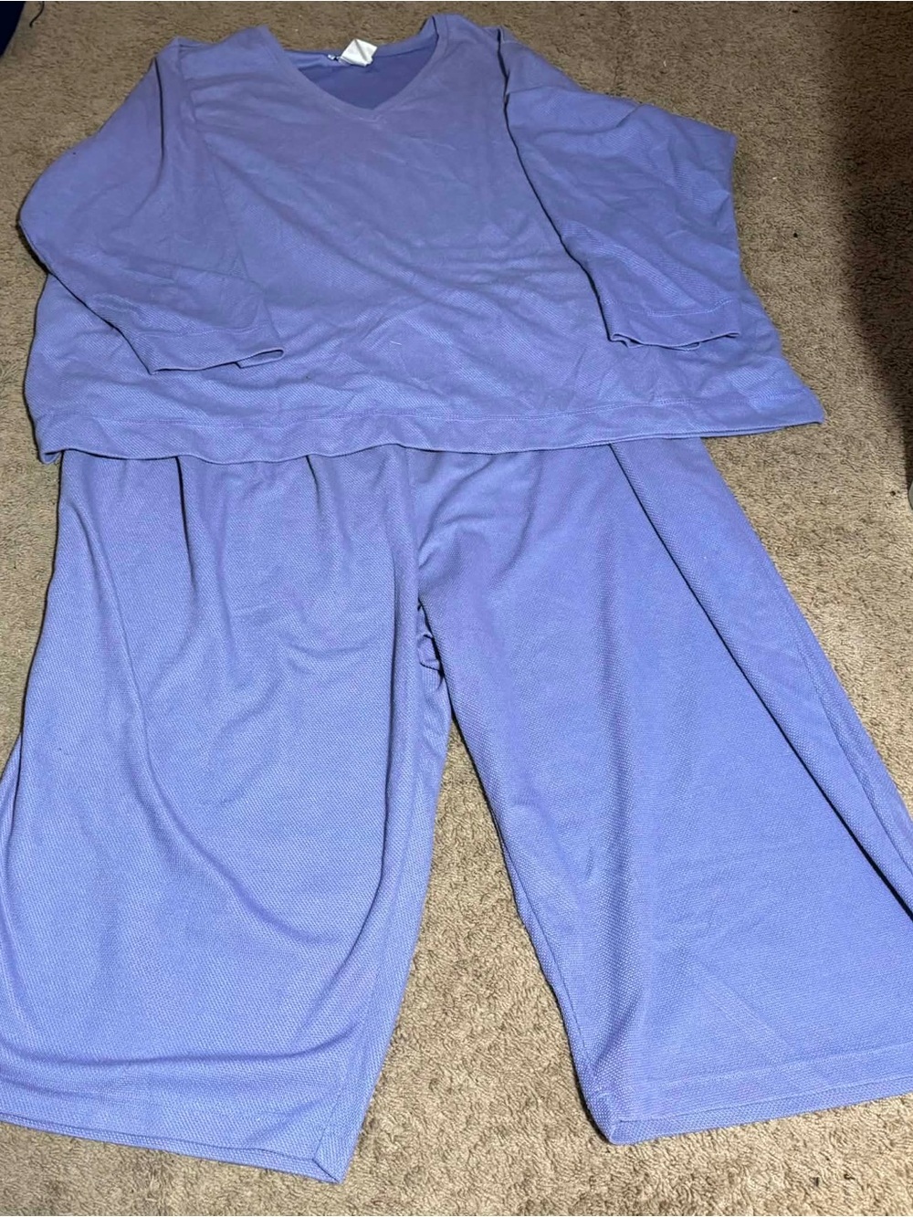 Women's Two-Piece Lounge Set - Lavender Relaxed Fit